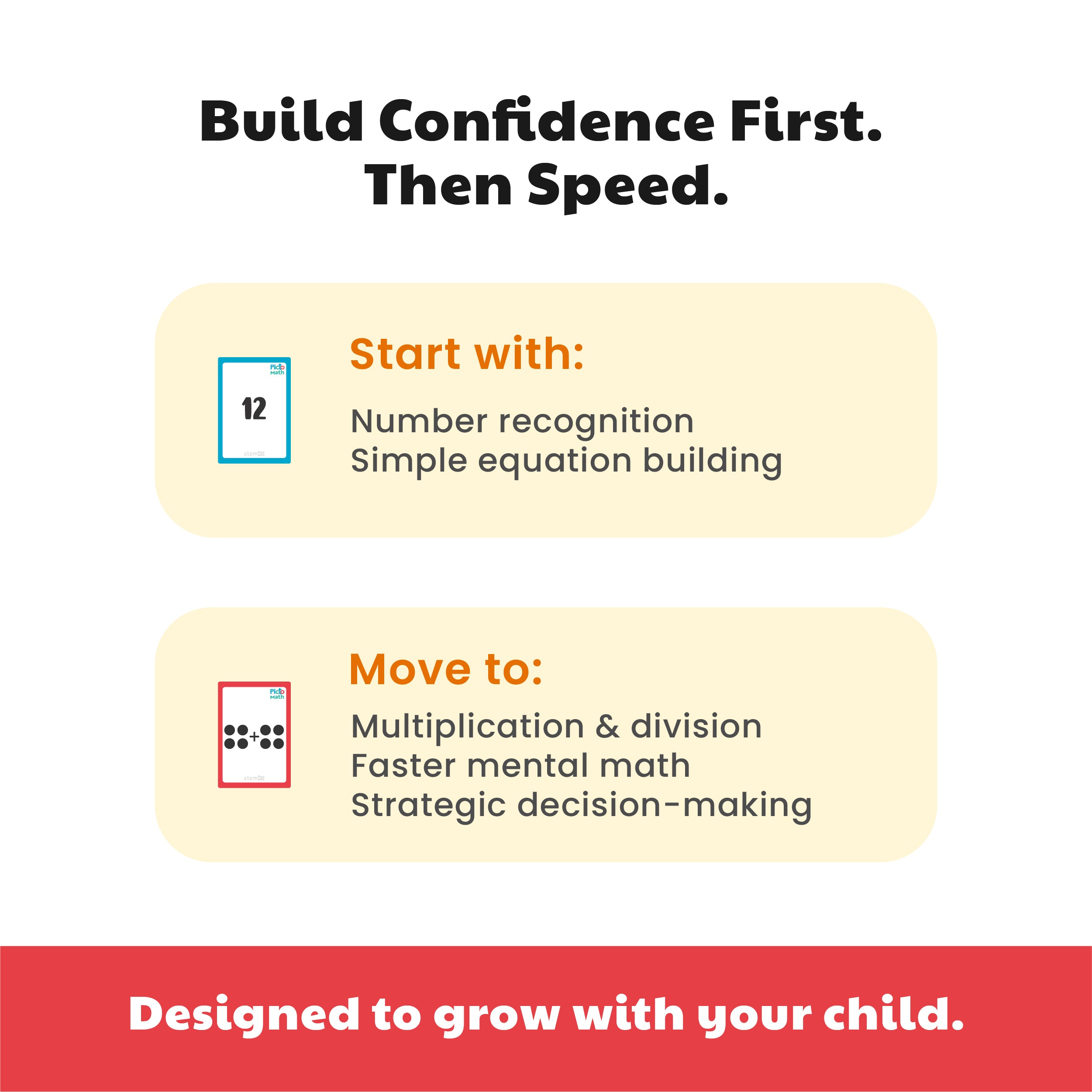 PictoMath 6+ & PictoMath 8+ [Level 1]