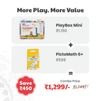 Build & Play Rakhi Combo [PictoMath 6+ & PlayBox Mini]