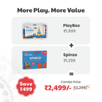The Ultimate Builder Rakhi Combo [PlayBox + Spinzo]