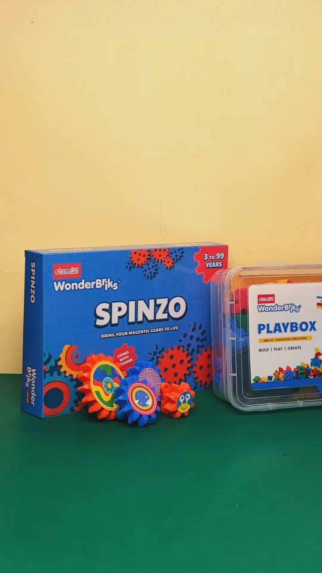 The Ultimate Builder Rakhi Combo [PlayBox + Spinzo]