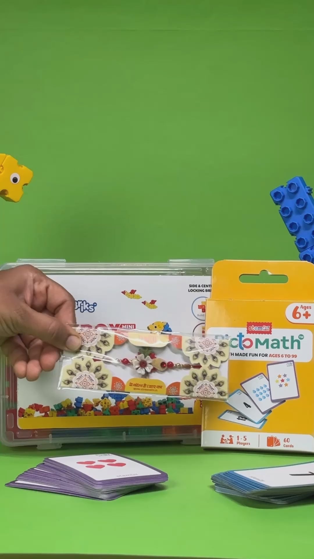 Build & Play Rakhi Combo [PictoMath 6+ & PlayBox Mini]